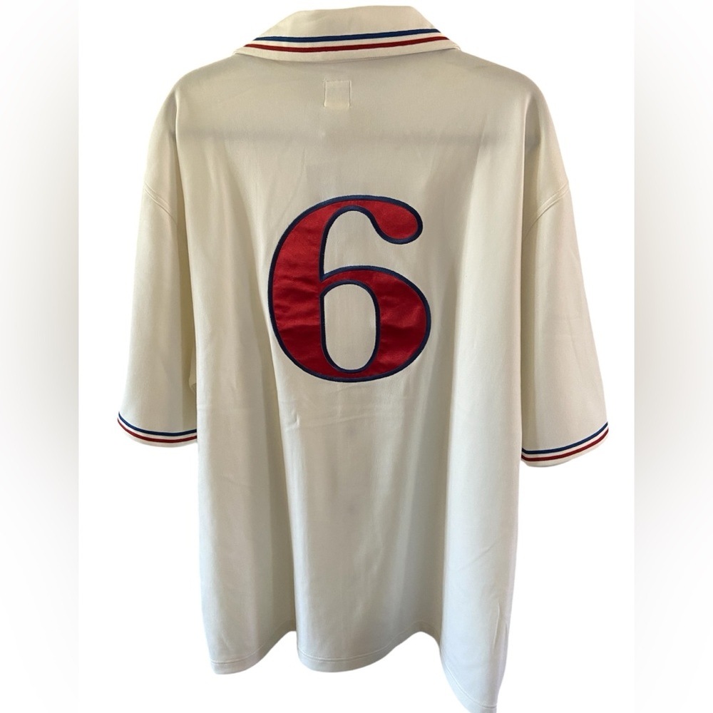 VTG Adidas Philadelphia Sixers Dr. J Erving #6 NBA Jersey jacket Size XXL - Picture 2 of 10